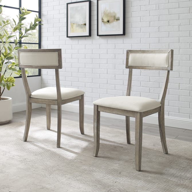 ALESSIA 2PC DINING CHAIR SET 