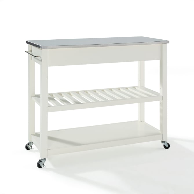 Crosley Furniture - STAINLESS STEEL TOP KITCHEN PREP CART