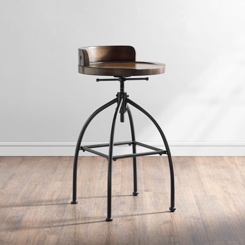 adison adjustable height swivel bar stool