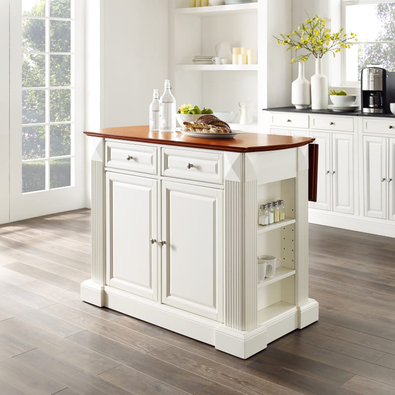 Crosley Furniture COVENTRY DROP LEAF TOP KITCHEN ISLAND