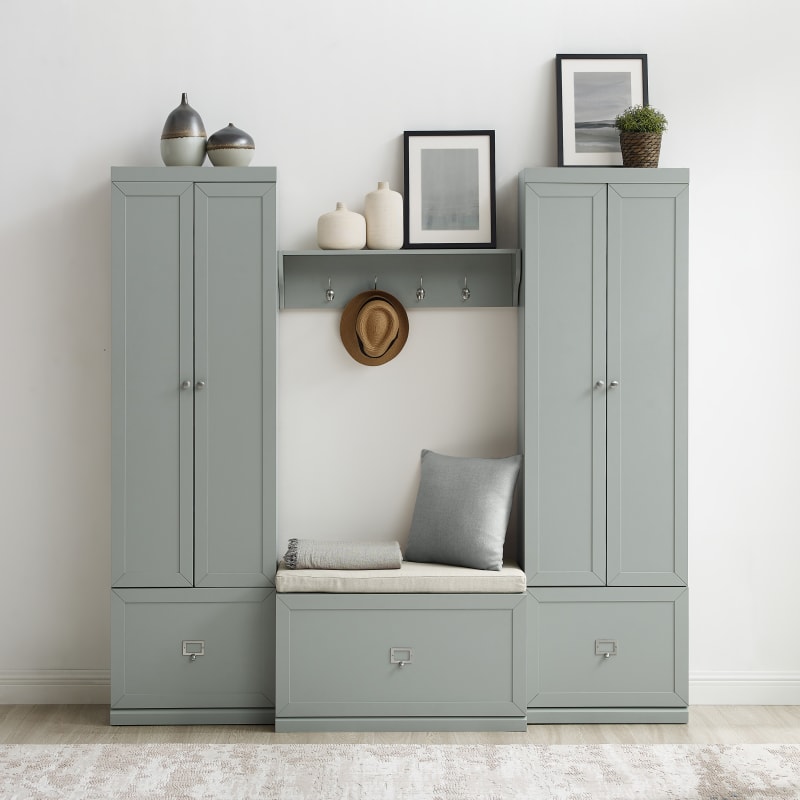 HARPER 4PC ENTRYWAY SET , Gray Crosley Furniture