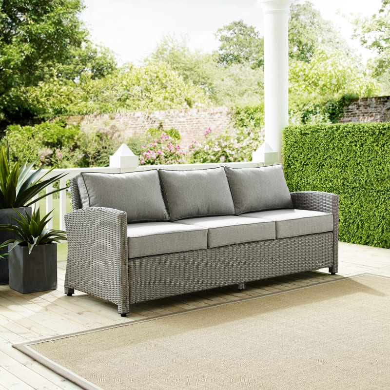 Crosley Furniture Bradenton Outdoor Wicker Sofa